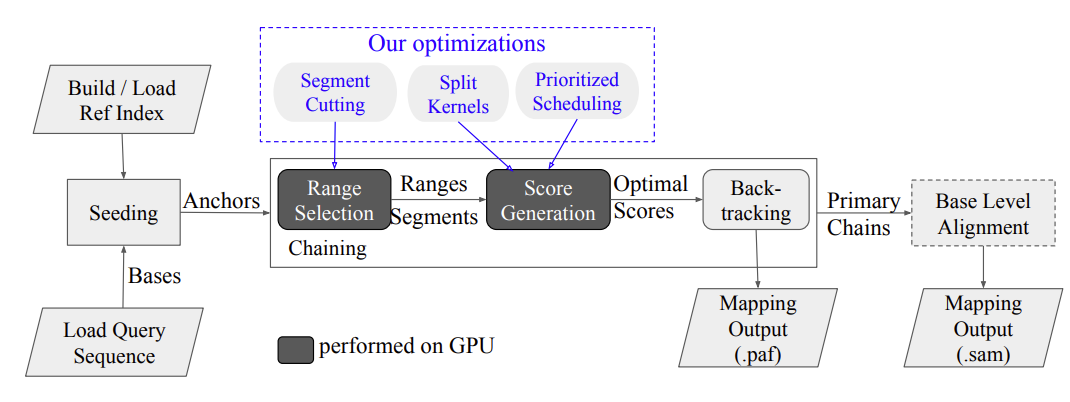 mm2-gb: GPU Accelerated Minimap2 for Long Read DNA Mapping